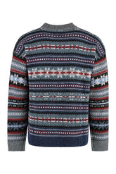 Virgin wool crew-neck sweater